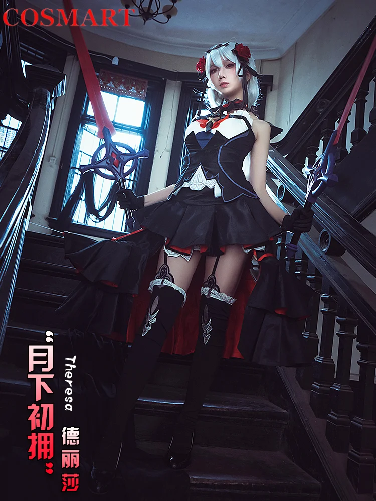 

Косплей-костюм COSMART Honkai Impact 3 Cos Тереза Апокалипсис, косплей-костюм, косплей-игры, аниме, униформа Hallowen, ролевая одежда