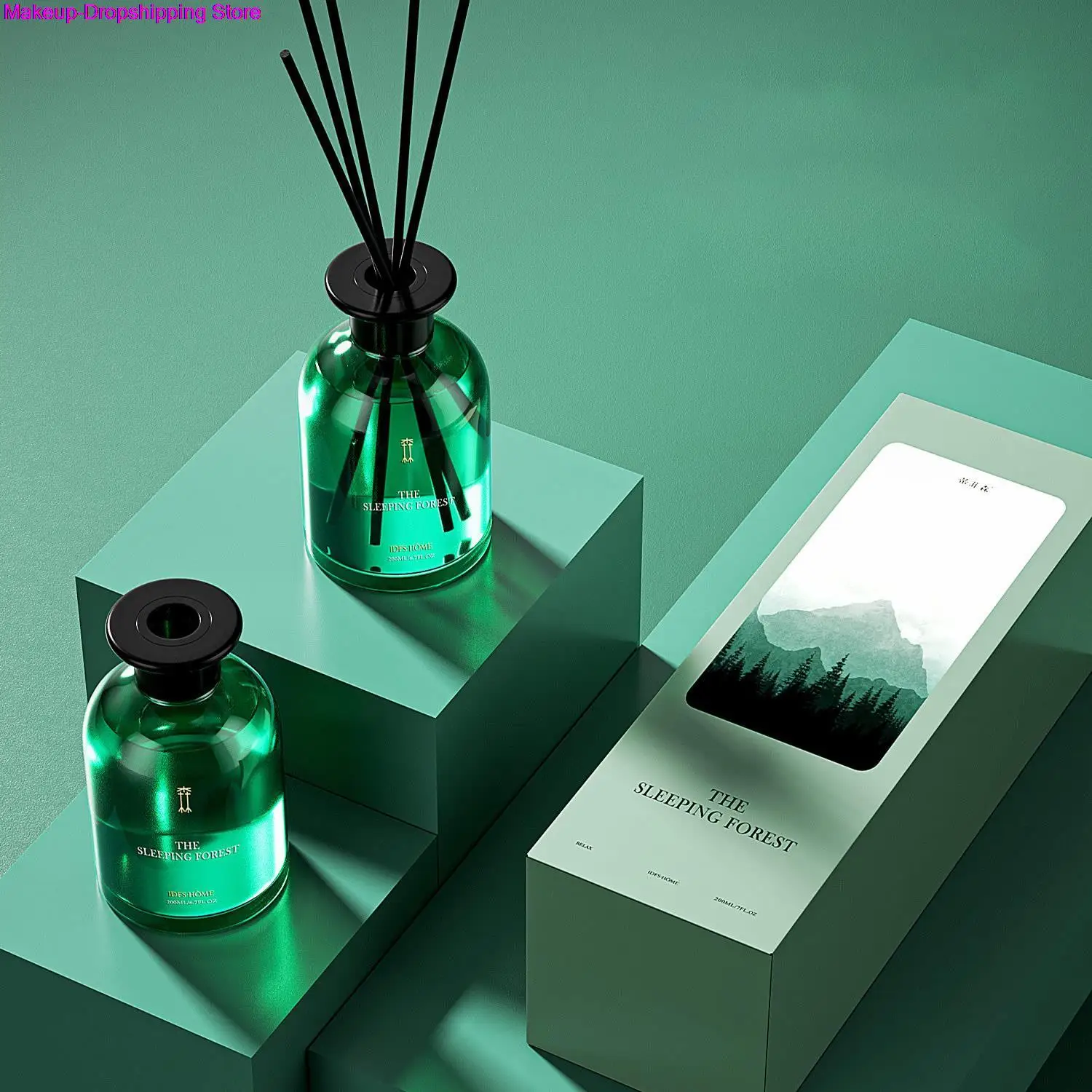 200ml Aroma Essential Oil The Sleeping Forest Series Aromatherapy Diffuser Ebony Bergamot