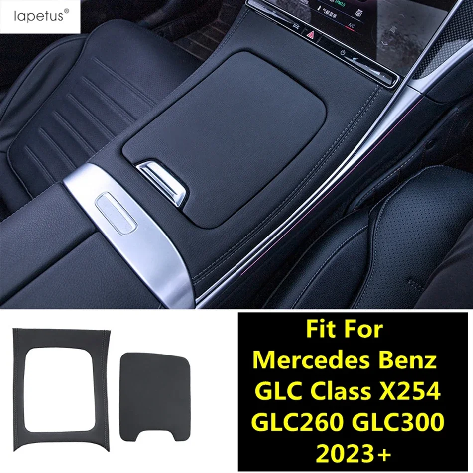 

Central Control Armrest Storage Box PU Leather Pad Mat Cover Accessory For Mercedes Benz GLC Class X254 GLC260 GLC300 2023 2024
