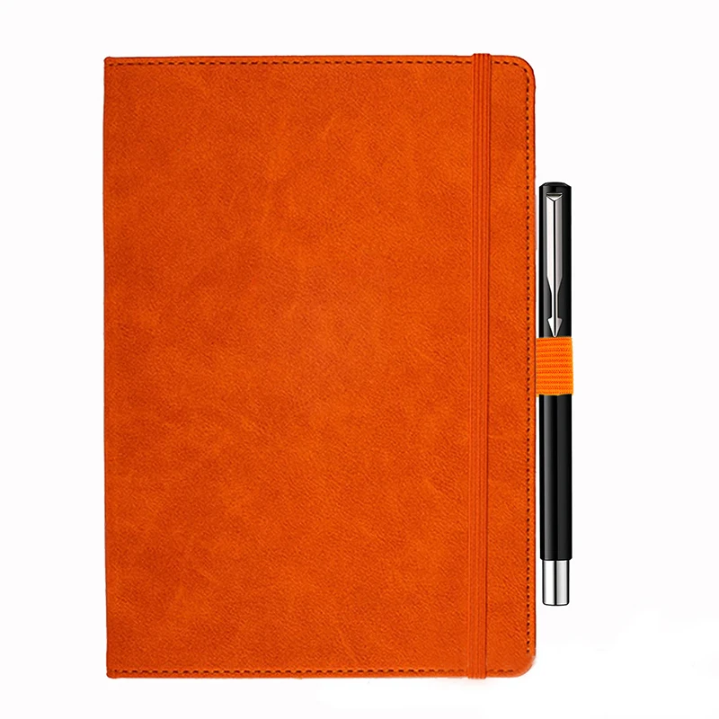 Pencil Clip PU Leather Pen Holder for Pencil Books Notebooks