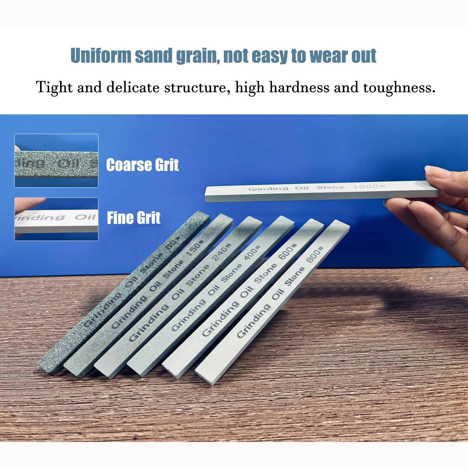 ナイフ研ぎ石セット,7個,グリーンシリコンカーバイド,オイル