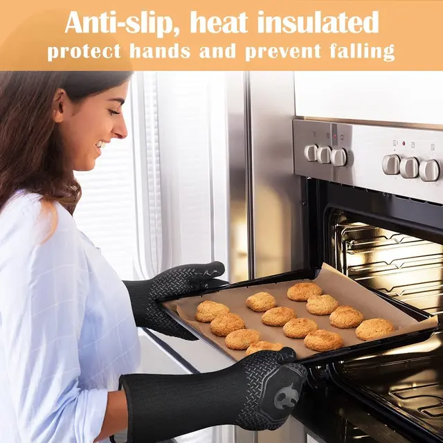 1Pc 1472 Fokos F Szélsőséges Hőálló Grillezési Kesztyű A Bbq Sütő Dohányos Kályha Kandalló Barbeque Pizza Kemence Kagyló - Image 3