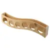 Shot Glass Holder with 6 Slots Bamboo Shot Glass Tray Durable Shot Glass Display Shot Glass Storage for Wine Glasses 1