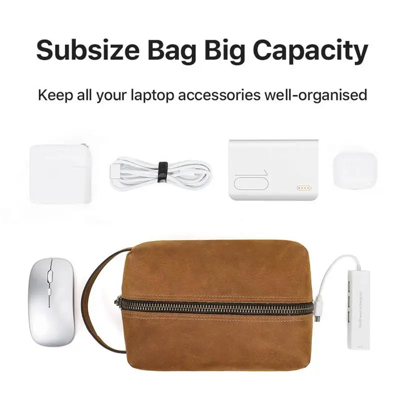 Impermeável Portable Cable Organizer Bag, Viagem Acessórios Bag, Tech Cord Storage Pouch, Carregador, Telefone, Cartão USB