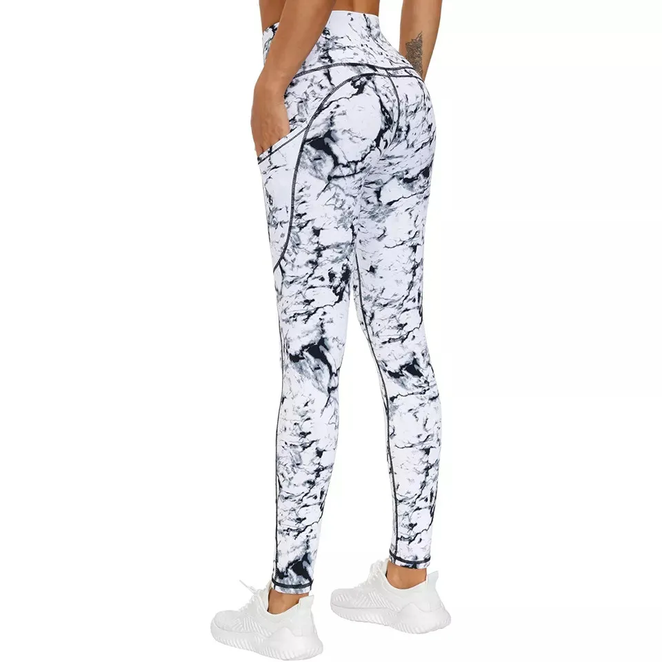 Peach Hip Fitness Women's Seamless High Waist Pants Printing Hip-lifting Tight-fitting Sports American Fashion Yoga Pants