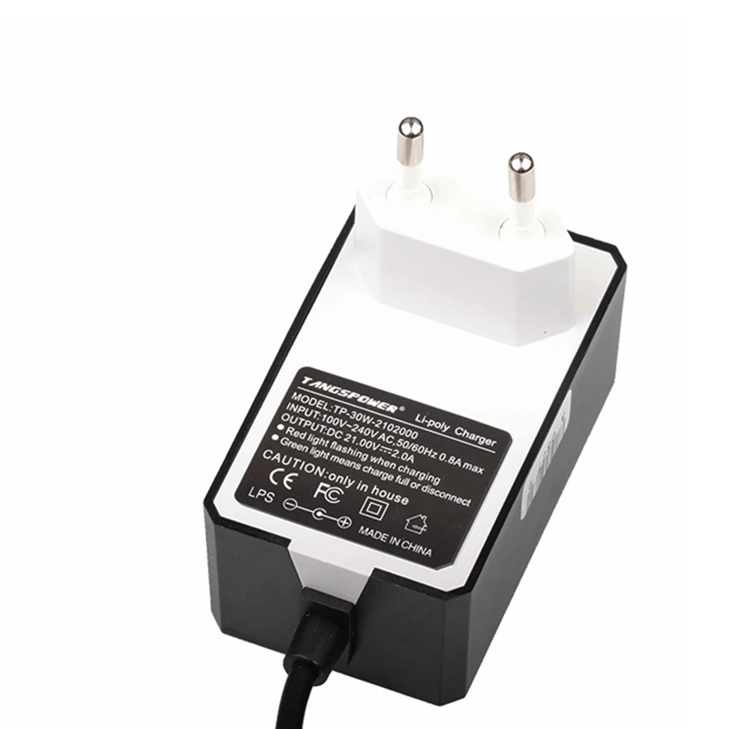 21V 2A 18650 Lithium Battery Charger 5Series for 18V Electric Screwdriver Polymer Li-ion Battery Charger DC Power Supply Adapter