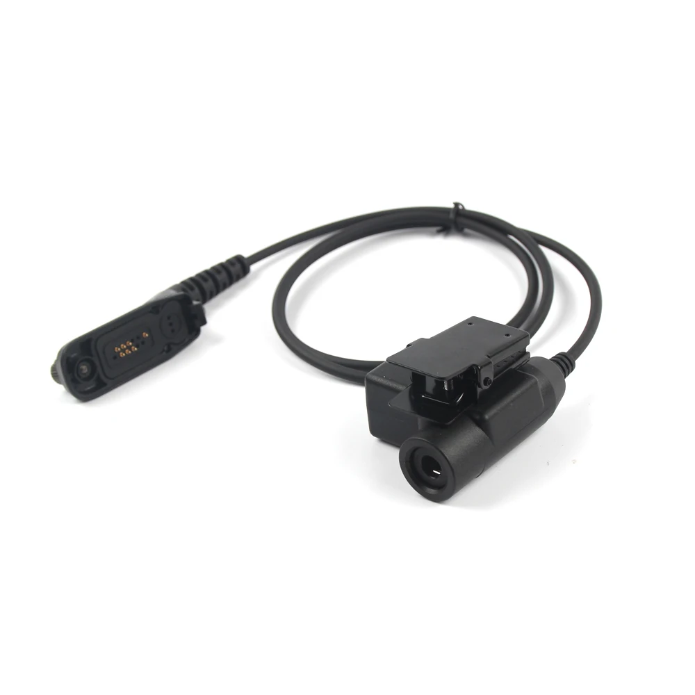 U94 PTT+black Tactical Headset and Noise Reduction Hearing Protection Shooting Headphone for Motorola XiR P8268 8260 APX 7000