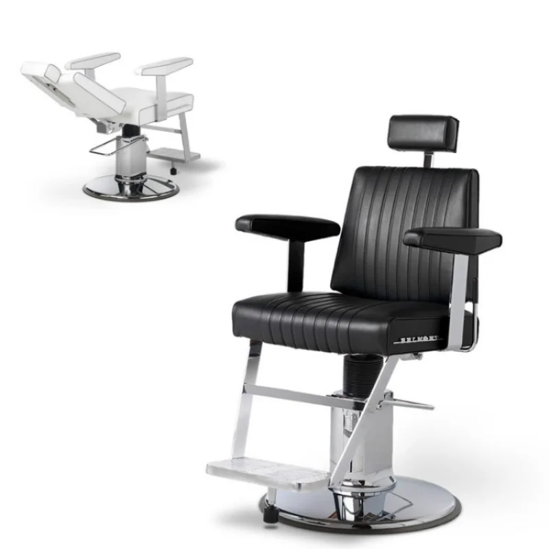 New Barber Make Up Swivel Leather Chair Hairdressing Fashion Beauty Supplies Rotatable Commercial Hair Salon Cutting Furniture
