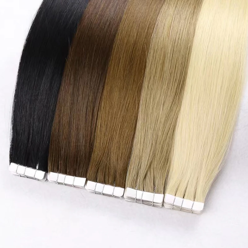 Tape In Human Hair Extensions Machine-made customization Remy Double Sided Adhesive Tape Extensions Hair