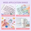 BAOKE 4 Colors Transparent Colorful Sticky Note TZ3015/TZ3016/TZ3017 5
