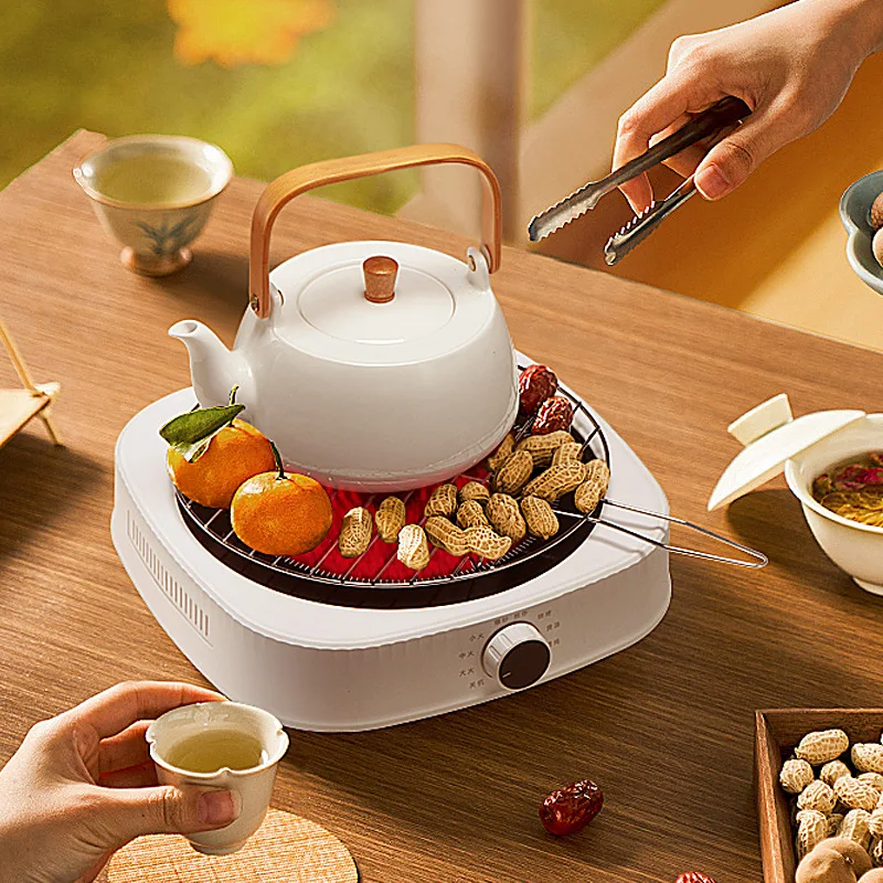 Electric Ceramic Stove 2200W Stir-frying Light Wave Stove Home Tea Maker Multi-function Tea Not Pick Pots Induction Cook
