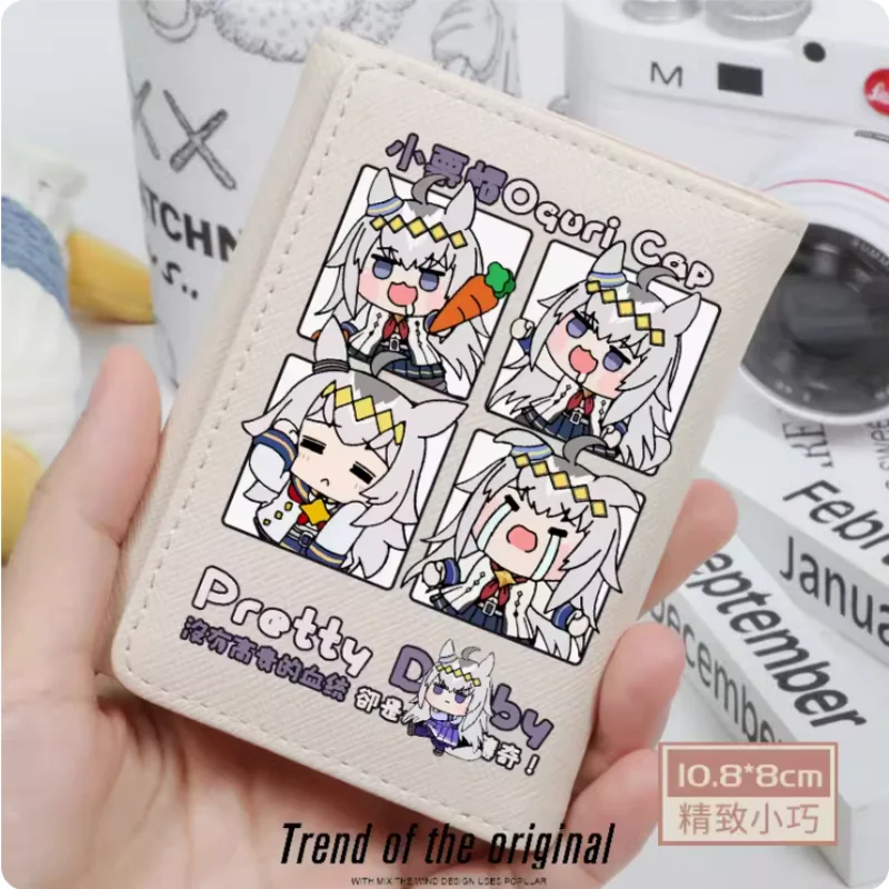 Anime Umamusume Pretty Derby Oguri Cap Wallet Women's Fold Bag Multi Card Large Capacity Fashion Wallet Gift