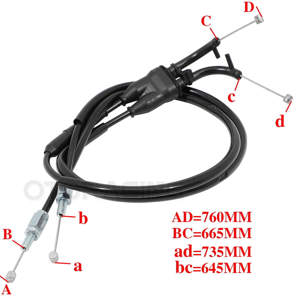 Cable de acelerador para motocicleta, accesorio para Yamaha YZF R1, YZF-R1, YZFR1, 2009, 2010, 2011, 2012, 2013, 2014