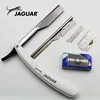 1set Men Straight Barber edge Razors Folding Shaving Knife Hair Removal Tools With 10pcs Blades 6