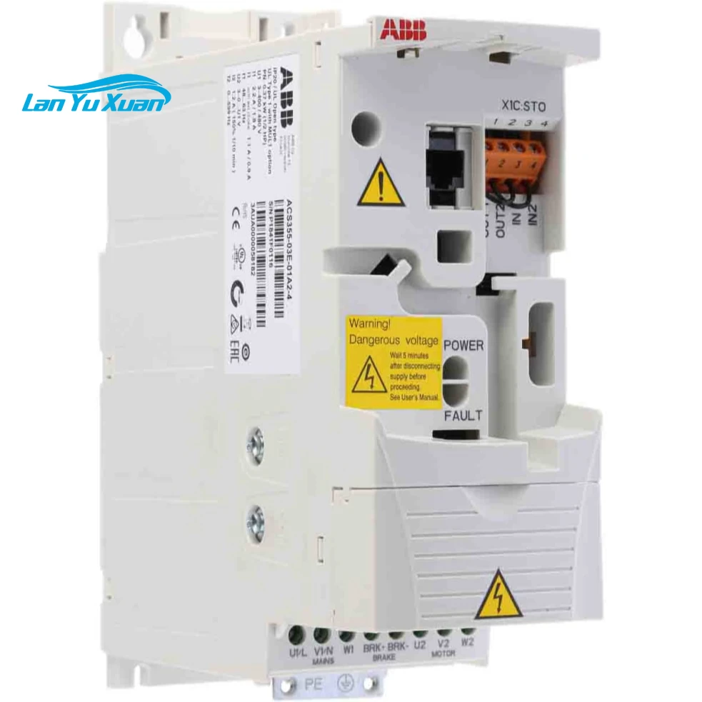 

ACS355-03E-01A2-4 Frequency Converter ACS355 Series 400 V AC 1.2 A Variable Frequency Drivers