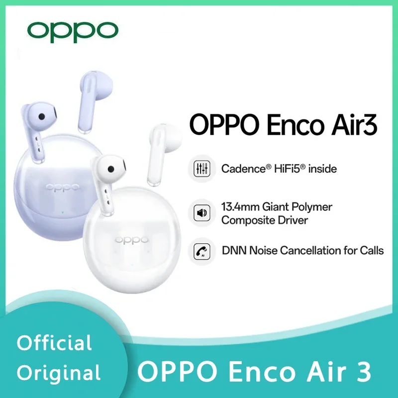 

Original authentic OPPO Enco Air 3 true wireless Bluetooth headset semi-in-ear long standby call noise reduction game music