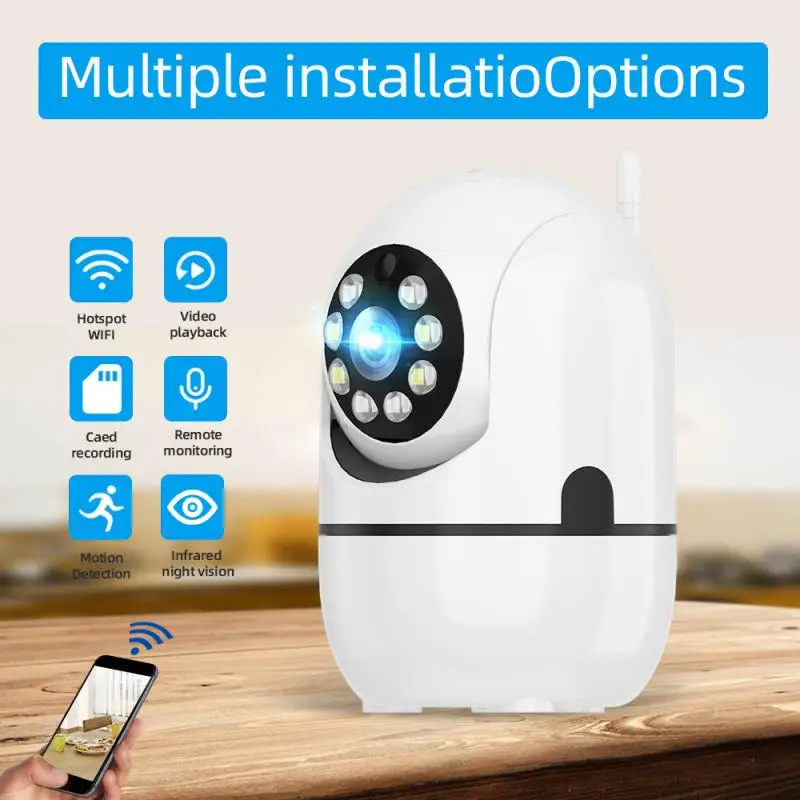 

2MP Smart Human Body Detection Auto Tracking Wifi Camera 1080P HD Camera Home Security Camera Baby Monitor Smart Home Control