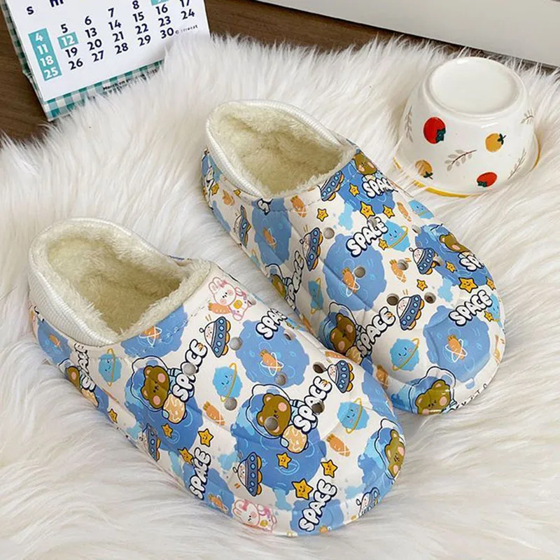 Fur Shoes Slippers Outdoor Shoes | Cute Womens Slippers House Shoes - Cute  Slippers - Aliexpress