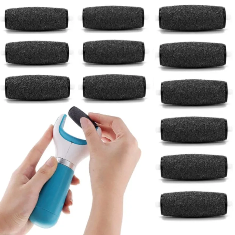 

6PCS/12PCS Foot care tool Heads Pedi Hard Skin Remover Refills Replacement Rollers For Scholls File Feet care Tool