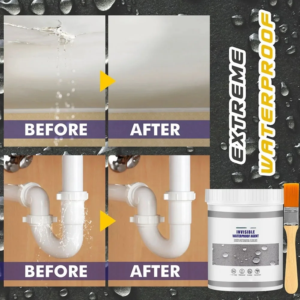Waterproof Sealant 300g/30g Agent Toilet Anti-leak Nano Spray Glue Leak-trapping Repairing Tools