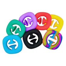 

New Style AntiStress Finger Fidget Toys For Children Adult Silica Gel Hand Grip Reliever Stress Simple Relief Decompression Gift