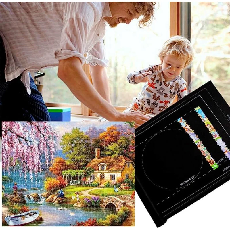Puzzle Mat Roll-Up - Large Jigsaw Puzzle Storage and Organization