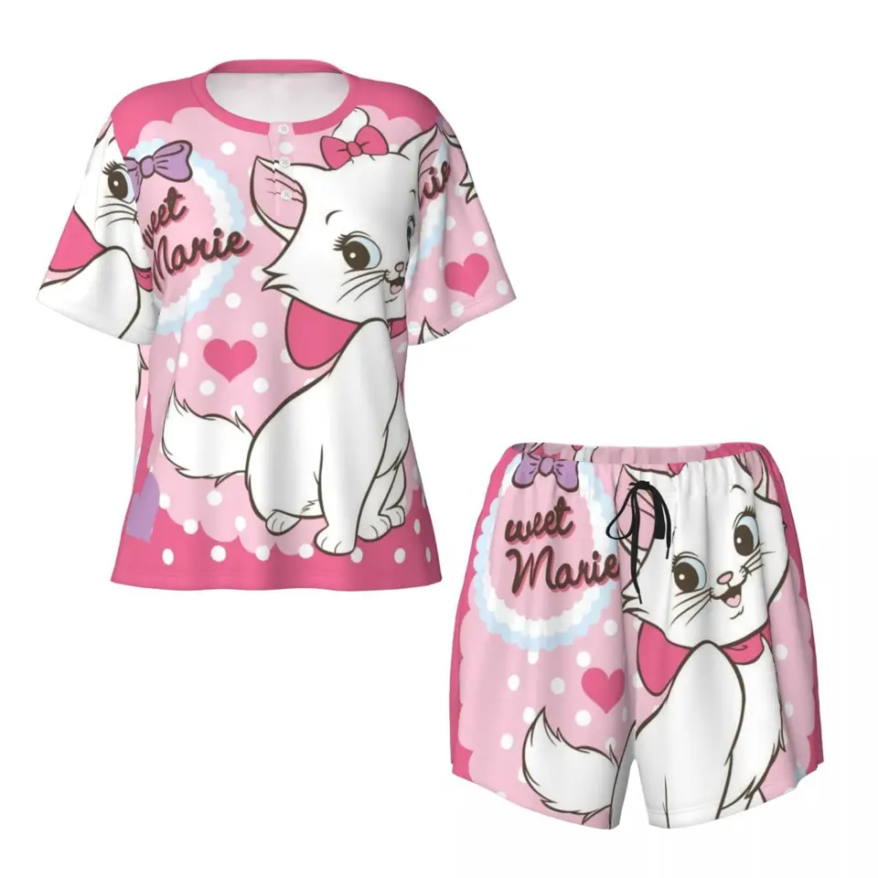 Pyjama Tunique Disney Les Aristochats - Personnage Marie - Taille S - Rose - Neuf Avec étiquettes