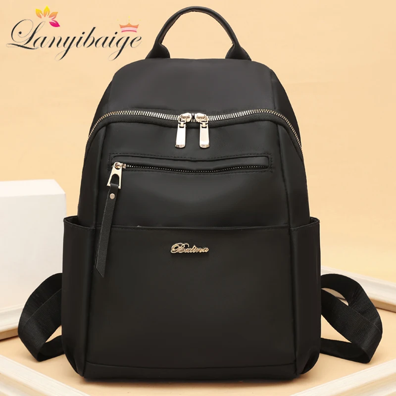 

Высококачественный модный рюкзак из кожи Оксфорд в стиле ретро, роскошные дизайнерские школьные ранцы для девочек, вместительные дорожные рюкзаки