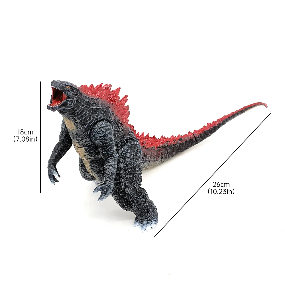 thumbnail image 1 of Nuevo Anime Godzilla, rey de los monstruos, Gojira, dinosaurio, Figma Godzilla, figura de acción de pegamento suave, modelo de muñeca de juguete, 1 of 5