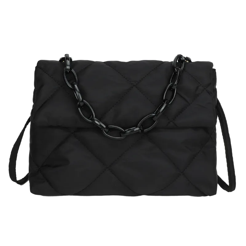 

One Shoulder Bag Large Capacity Nylon Fabric Crossbody Handbags for Women Casual High-quality Messenger Luxury Multicolored Y2k