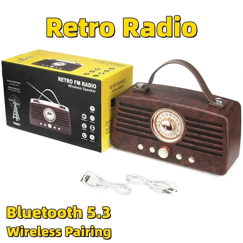 

NR-4013 Classic Retro AM FM-радио портативный громкий MP3 домашний кинотеатр Stereo акустическая система объемного звучания с Bluetooth AUX USB/TF карта Caixa