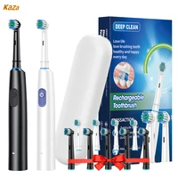 Electric Toothbrush for Adults Rechargeable Electric Toothbrush with 8 Brush Heads & Travel Case Rotary Electric Toothbrush 1