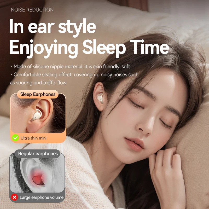 2026 Ultra Thin Sleep Headphones Berlin Noise Canceling Long Playtime Bluetooth No Pressure Invisible Comfort for Adults Kids