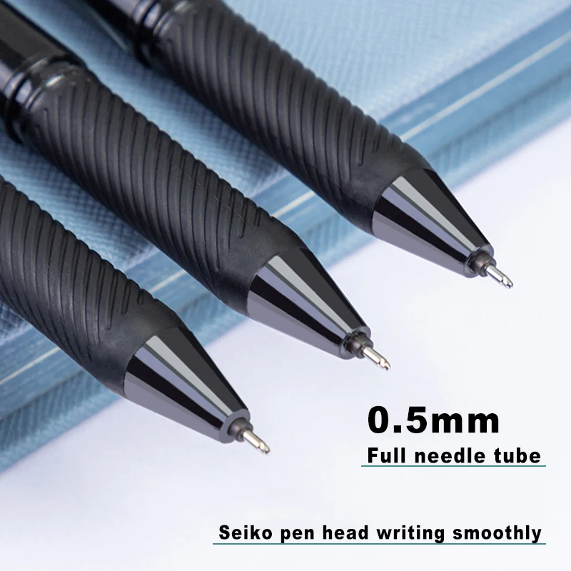 8 Penne Cancellabili A Scatto BAYTORY – Punta Fine 0,5 Mm, Inchiostro Gel Blu E Nero, Gomma Orso, Rosa