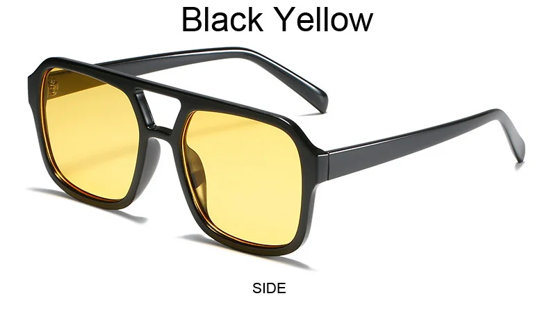 Vintage Marke Designer Quadrat Sonnenbrille Frau Mode Retro Candy Farben Spiegel Sonnenbrille Weibliche Schwarz Shades Oculos De Sol – Detail 17