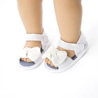 Summer Baby Girls Shoes Breathable Anti-Slip Bow Sandals Toddler Soft Soled First Walkers Shoes 0-18M 11-13CM 3