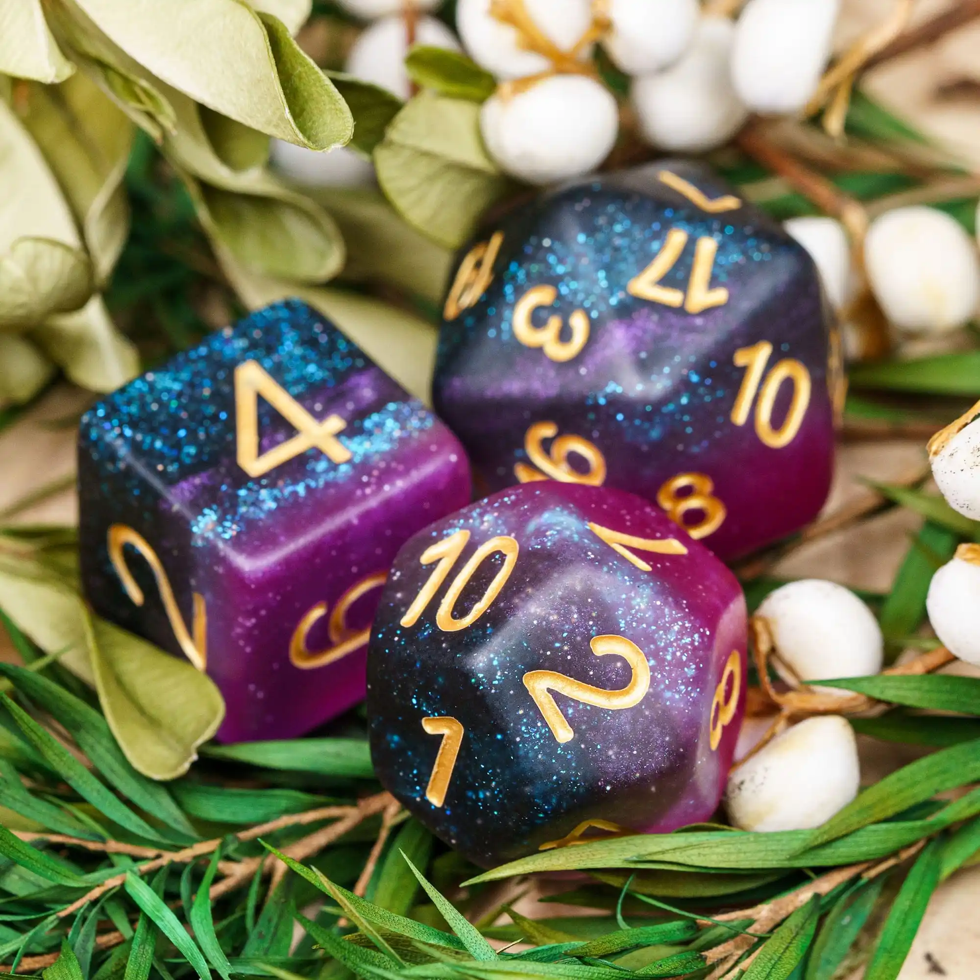 Dice Set Game Dice Pride Flag Dice D4-D20 Polyhedral 7Pcs for Role Playing Game Board Games