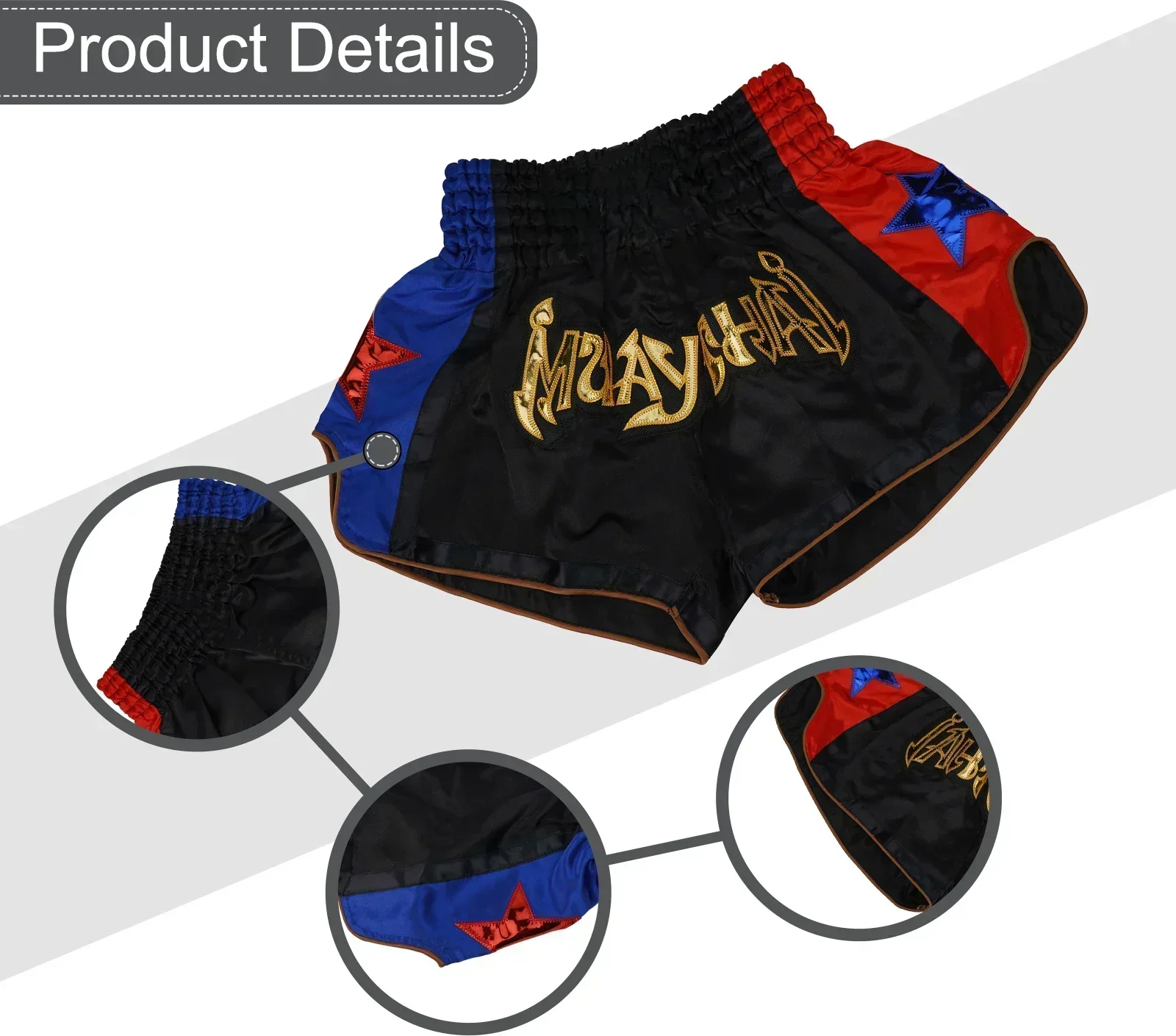 MMA Shorts 1PC Anotherboxer-Unisex Boxing Shorts Muay Thai MMA Training Gym Fitness Pants For Adults And Kids