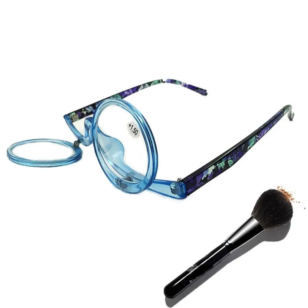 Eyeezi Makeup Reading Glasses Women Designer Cosmetic Readers Flip