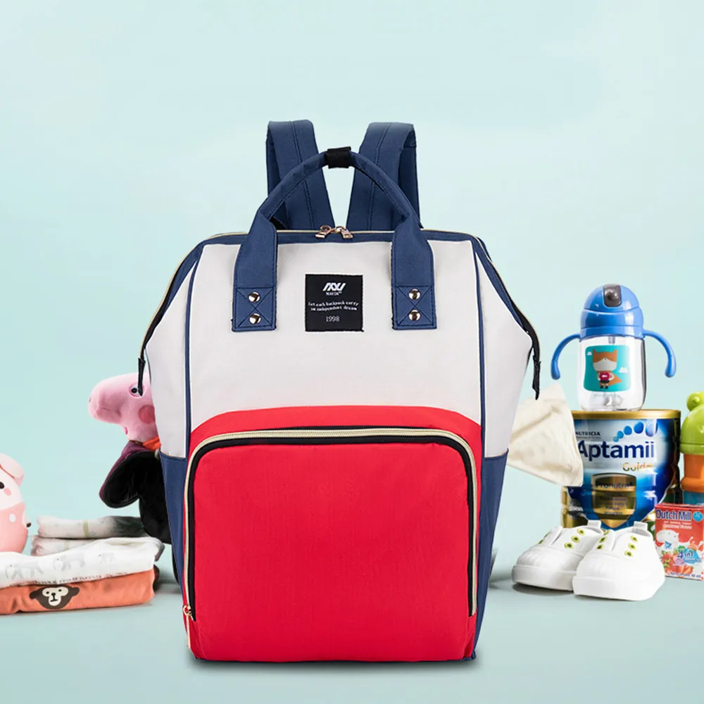 

New Large Capacity Mummy Diaper Bag Maternity Nappy Bag Travel Backpack Nursing Bag for Baby Care Women's Fashion Bag