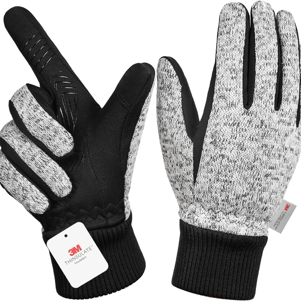 WinterCyclingGlovesForMenWaterproofWindproofColdGloves