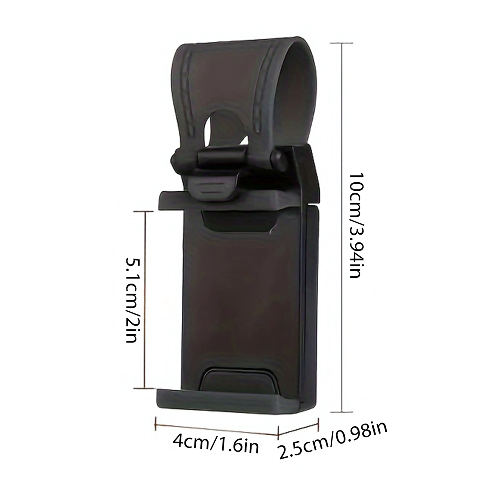 Supporto per telefono per volante per auto Supporto per gancio Supporto per staffa per telefono cellulare di navigazione universale in auto per iPhone Xiaomi Samsung - immagine 6