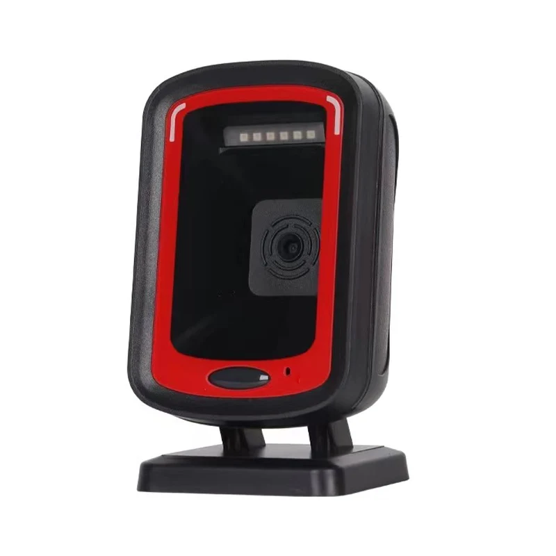 Hbapos Desktop Qr Code Scanner 1D 2D Lettore Di Codici A Barre Omnidirezionale Piattaforma Di Scansione Automatica Per Pos Terminal Book Shop Store
