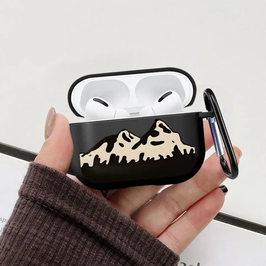 Airplane Art Landscape Earphone Case Cover