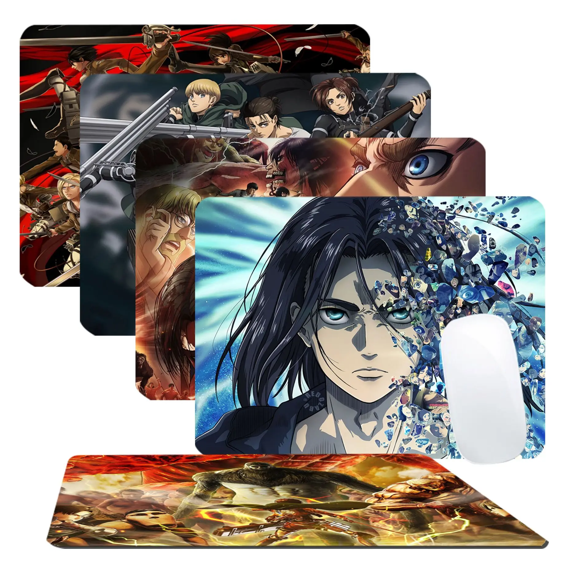 

Anime Attack On Titan Levi Ackerman Mousepad Small Cartoon Anime Gaming Mouse Pad Mouse Mats Smooth Company for Gamer Mousemat
