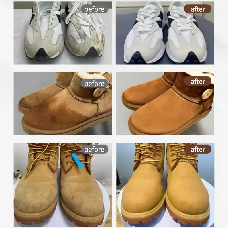 Rubber Eraser for Shoe Suede Nubuck Multi-Purpose Shoe Shine Cleaner Faux Leather Care Tool Home Cloth Leather Coat Clean Stick 6