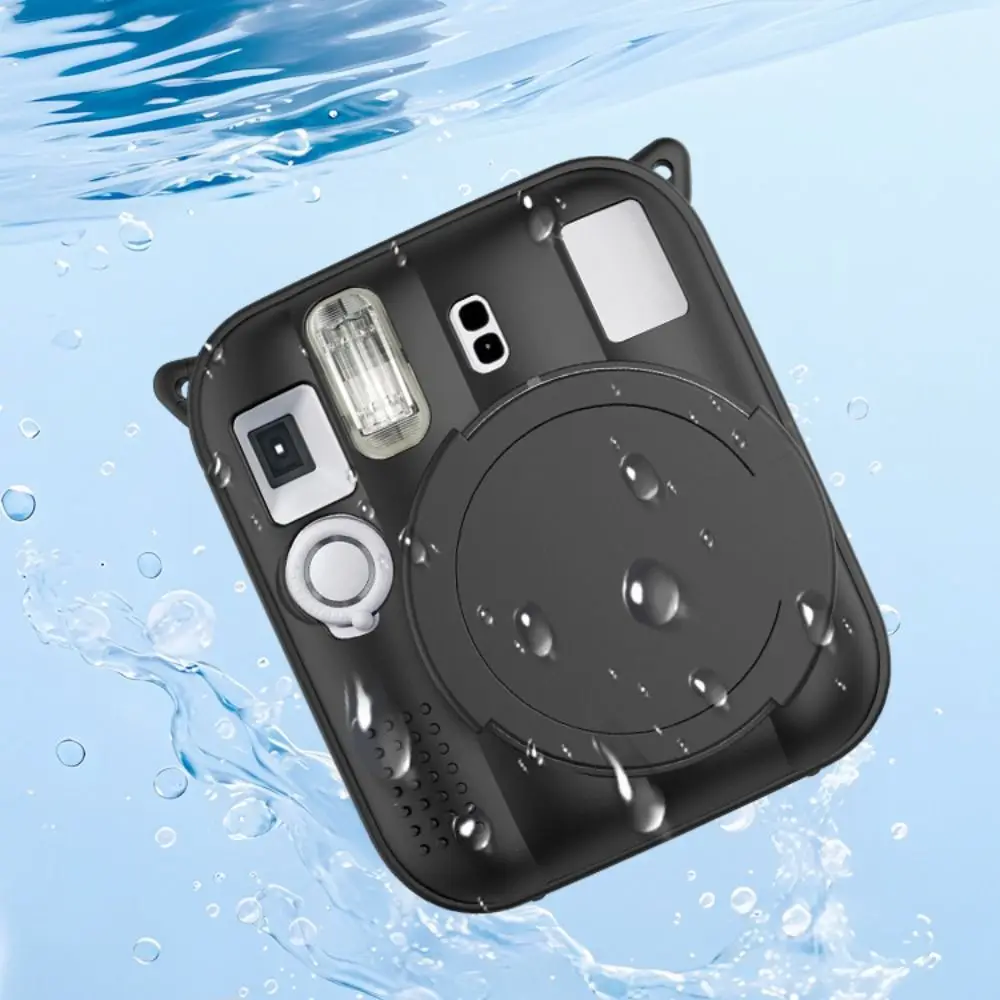 낙하 방지 실리콘 카메라 케이스 충격 방지 낙하 방지 카메라 보호 커버 Instax Mini 13용 편안하고 가벼운 무게