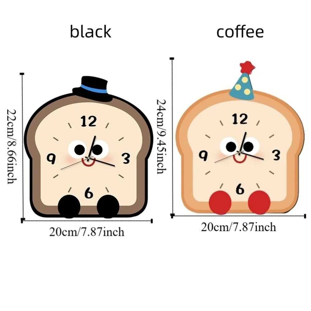 Home Ornaments Cream Style Tabletop Clock Exquisite Portable Desk Clock Battery Operated Cartoon Bedside Table Clock Bedroom