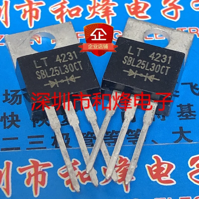 

20 шт. Оригинальный Новый SBL25L30CT TO-220 30V 25A