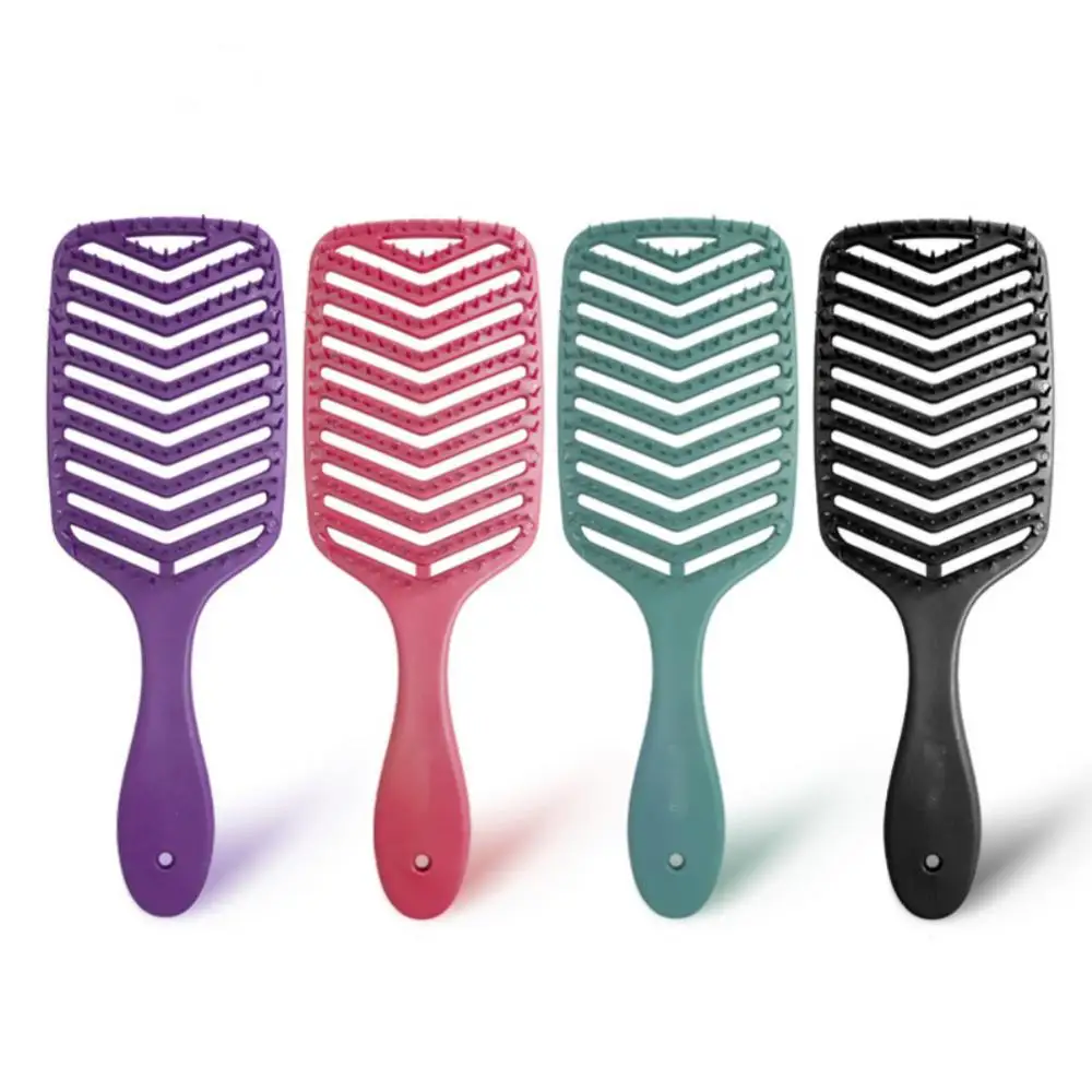 

Wide Teeth Air Cushion Combs Women Scalp Massage Comb Hair Brush Hollowing Out Home Salon Hairdressing Tool